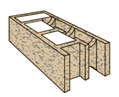 Блок БРИЗОЛИТ 2У угловой - Стройка24на7.ру Материалы Дёке, Юпласт, Грандлайн, Альта-профиль недорого в Екатеринбурге.